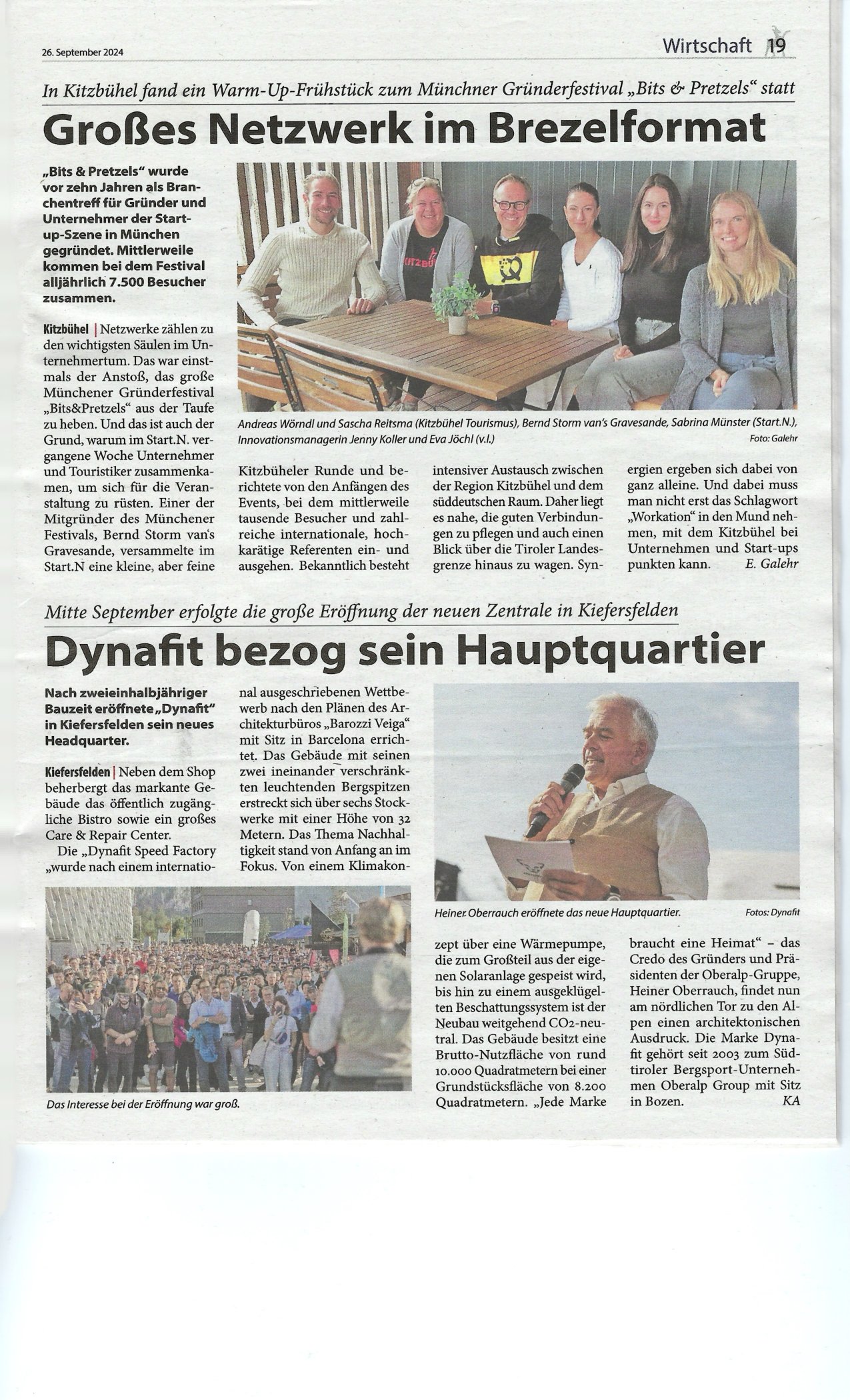 Großes Netzwerk im Brezelformat
