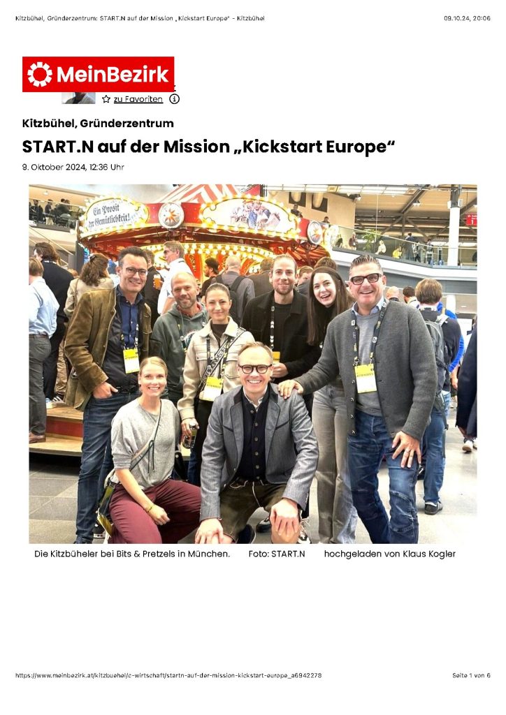 START.N auf der Mission „Kickstart Europe“