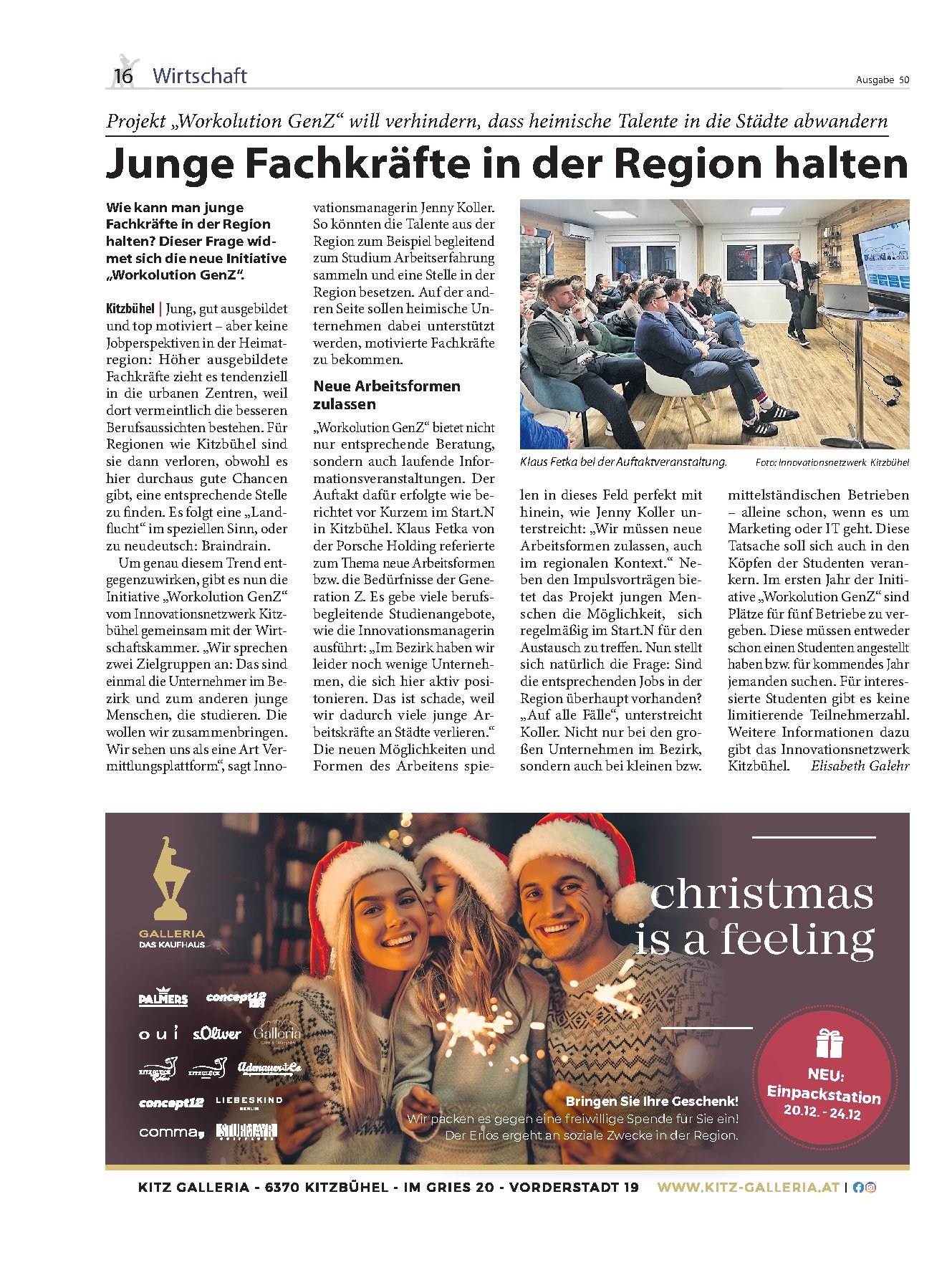 Junge Fachkräfte in der Region halten