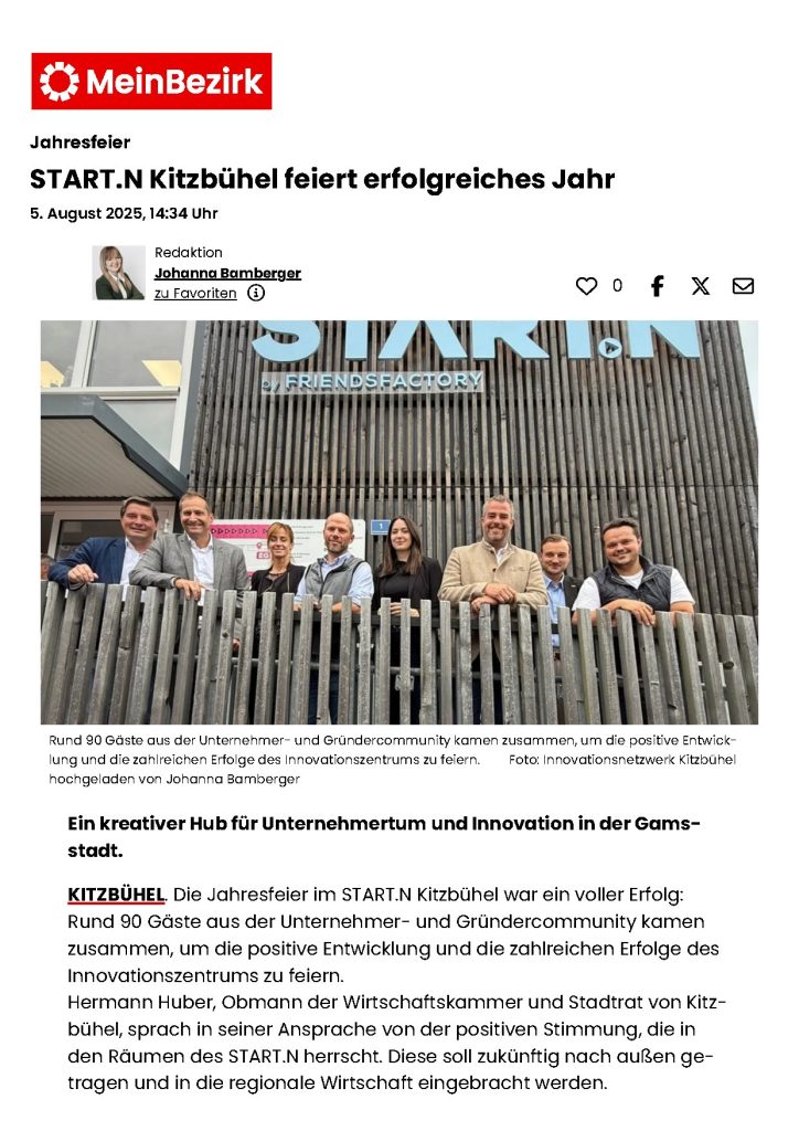 START.N Kitzbühel feiert erfolgreiches Jahr