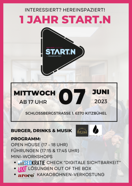 Ein Jahr START.N – das wird gefeiert